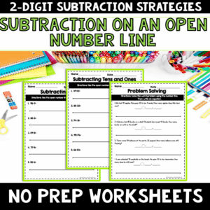Subtraction on an open Number Line