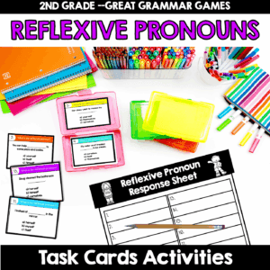 Reflexive Pronouns Task Card Activities